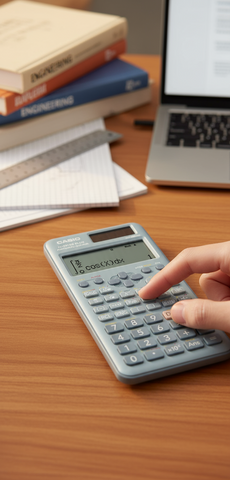 Casio FX-991ES Plus Scientific Calculator - 417 Functions | Non-Programmable Calculator UAE