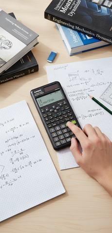 Casio FX-991ES Plus Scientific Calculator - 417 Functions | UAE Approved for Schools & Universities