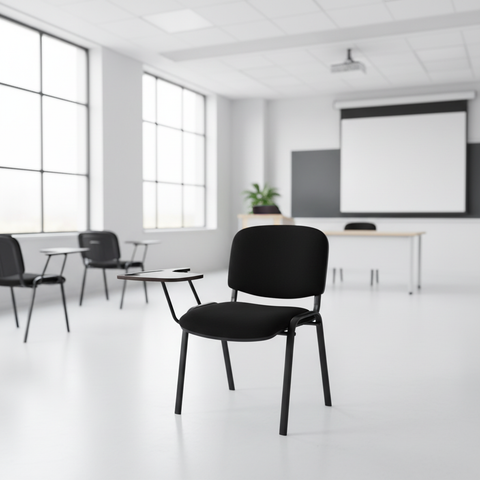 PU Visitor Chair IH 2005V | Grey Office Guest Chair UAE