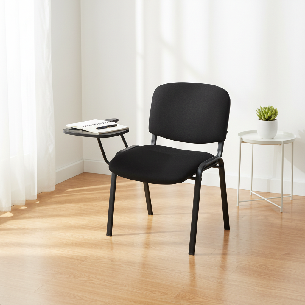 PU Visitor Chair IH 2005V | Grey Office Guest Chair UAE