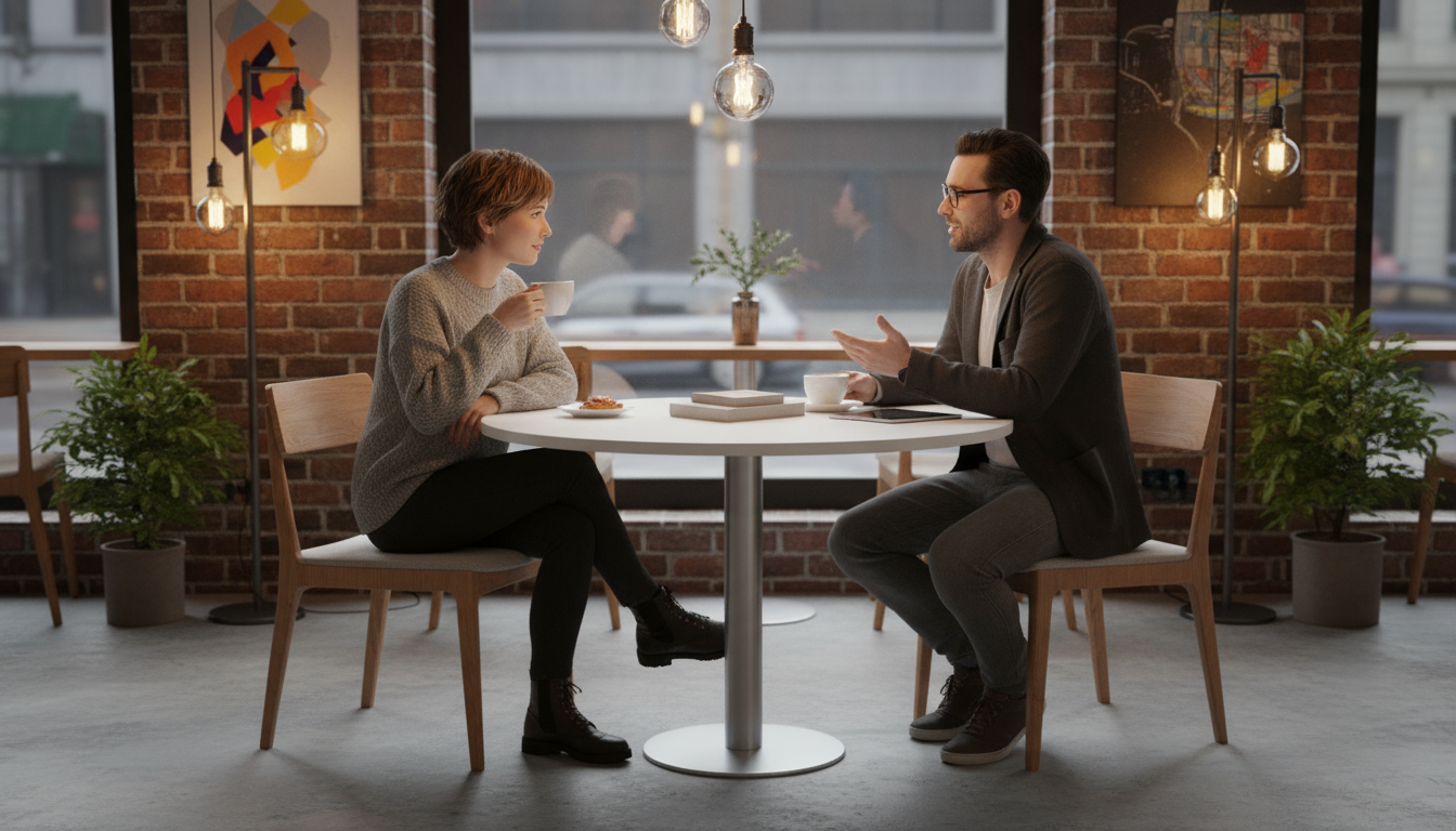 INFINI HOMES Round Table UAE - Model RT-MT-120-WT White 120x75cm Chrome Legs Dubai Abu Dhabi Sharjah