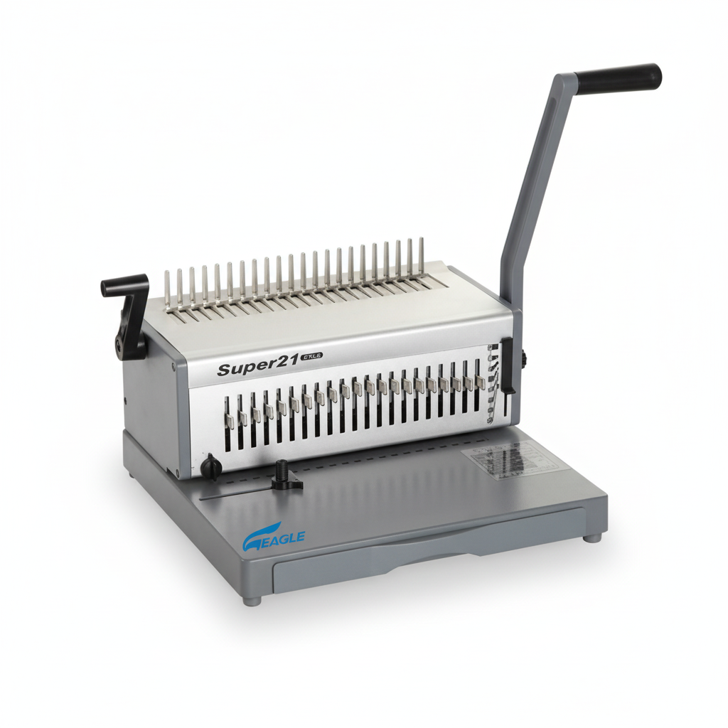 Normal Duty Spiral Binding Machine Super 21 Plus | UAE Office Equipment Dubai Abu Dhabi Sharjah