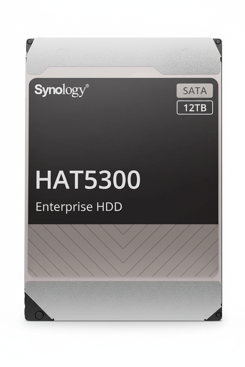 Synology HAT 5300 Series 12TB HDD 7200RPM SATA 6Gb/s 3.5-Inch Enterprise Hard Drive UAE