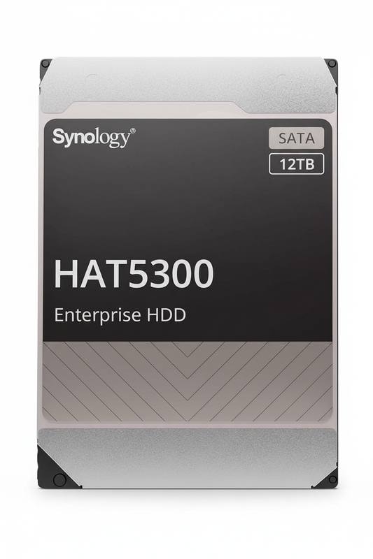 Synology HAT 5300 Series 12TB HDD 7200RPM SATA 6Gb/s 3.5-Inch Enterprise Hard Drive UAE