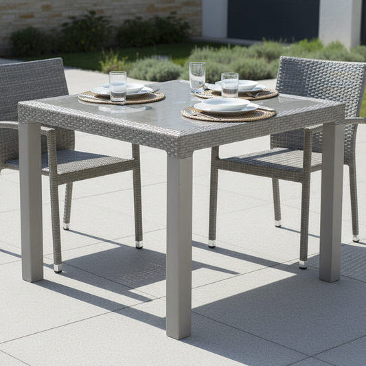 Cedarattan Dining Table Grey - Premium Outdoor Furniture UAE | Dubai Abu Dhabi Sharjah