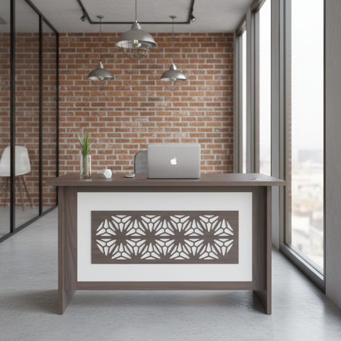 Office Desk with Keyboard Tray 100cm | Premium Workspace Furniture UAE
