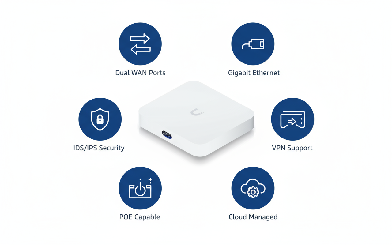 Ubiquiti UniFi Cloud Gateway Ultra (UCG-Ultra) - Next-Gen Network Gateway