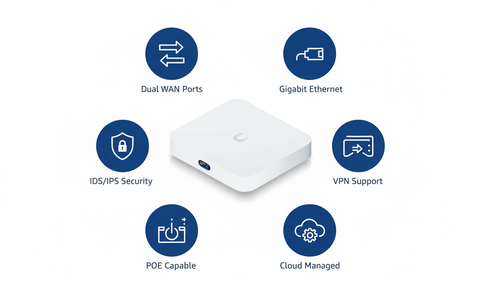 Ubiquiti UniFi Cloud Gateway Ultra (UCG-Ultra) - Next-Gen Network Gateway