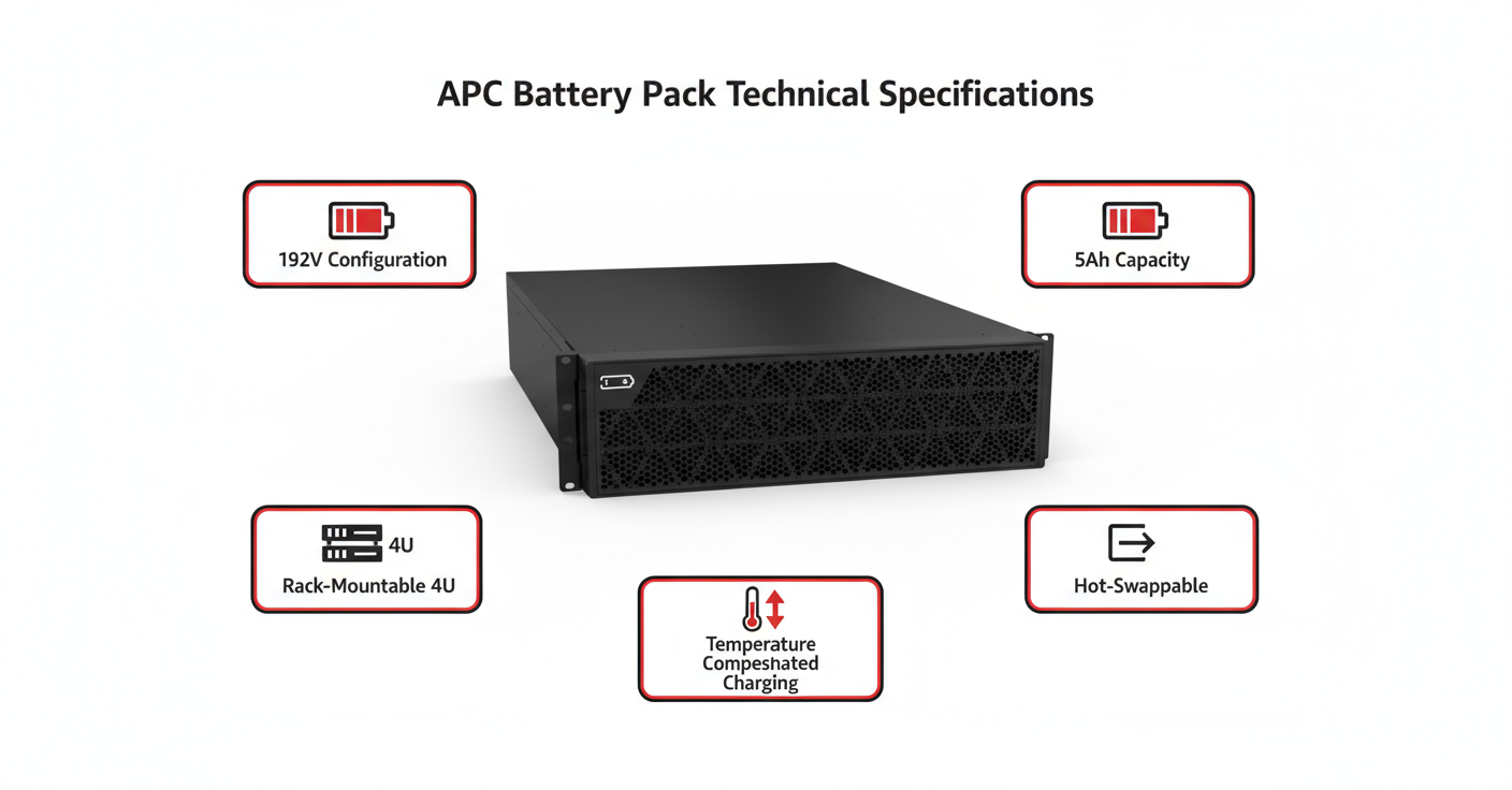 APC Smart-UPS SRT 192V 5Ah Battery Pack - External Battery Module