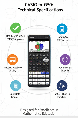 CASIO FX-CG50 Graphic Calculator - Scientific Calculator UAE | Color Display