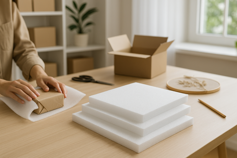 Thermocol Sheets UAE - 5 PCS Polystyrene Insulation Foam Boards Dubai Abu Dhabi