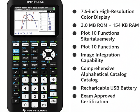 TI-84 Plus CE Graphing Calculator - Scientific Calculator for Students UAE | Texas Instruments