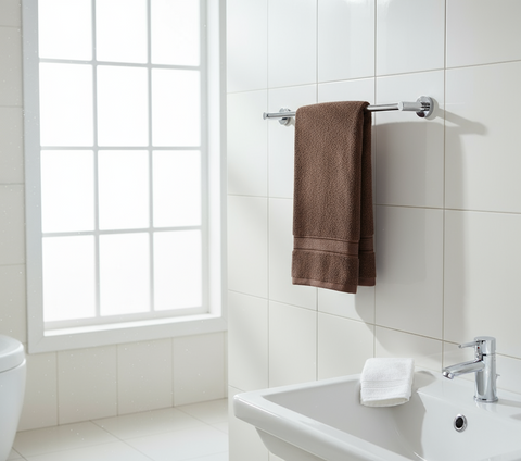 Premium Daffodil Dark Beige Face Towel Set UAE Dubai - 500 GSM Cotton 24 Pack Natural