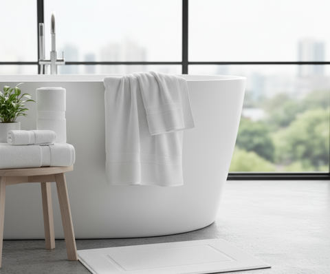 Premium Turkish Cotton Towel Set UAE | 600 GSM Luxury Bath Linen Dubai Abu Dhabi