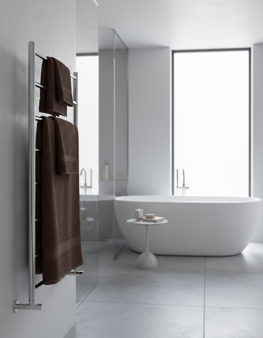 Premium Brown Bath Towel Set UAE | 16 Piece Family Pack Cotton Dubai Abu Dhabi