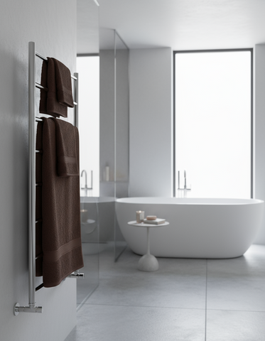 Premium Brown Bath Towel Set UAE | 16 Piece Family Pack Cotton Dubai Abu Dhabi