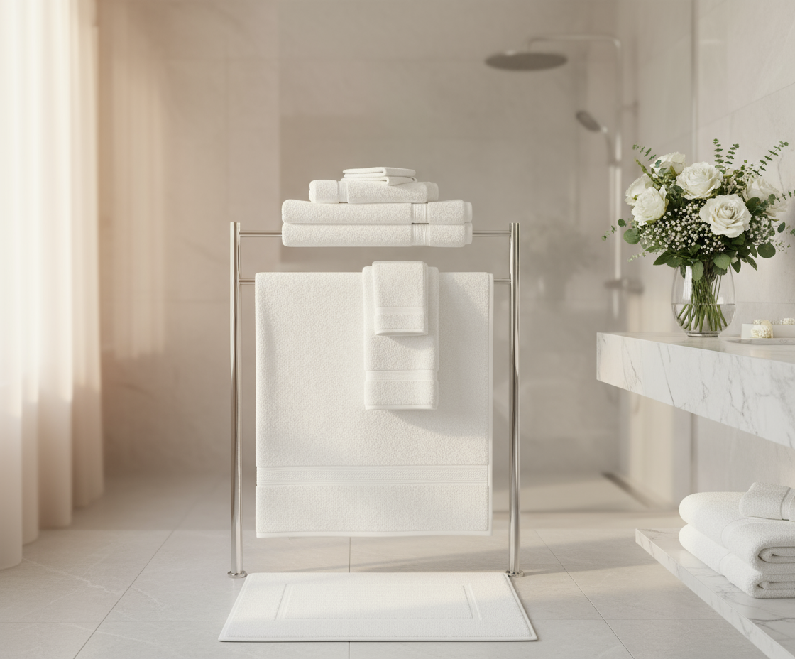 Premium Turkish Cotton Towel Set UAE | 600 GSM Luxury Bath Linen Dubai Abu Dhabi