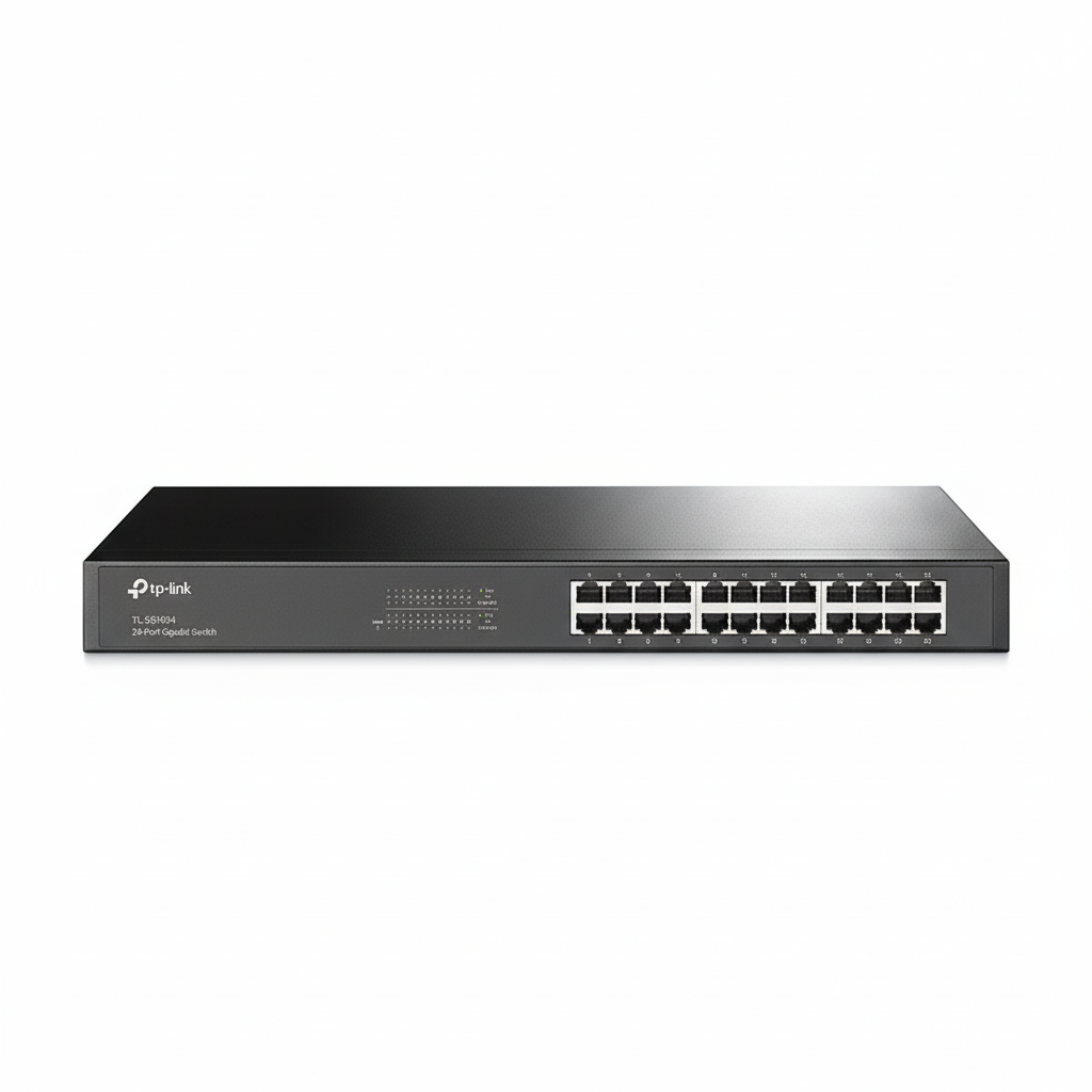 TP-Link TL-SG1024 24-Port Gigabit Unmanaged Rackmount Switch UAE | Dubai Abu Dhabi Sharjah Ajman Umm Al Quwain Ras Al Khaimah Fujairah | UAE-Wide Delivery