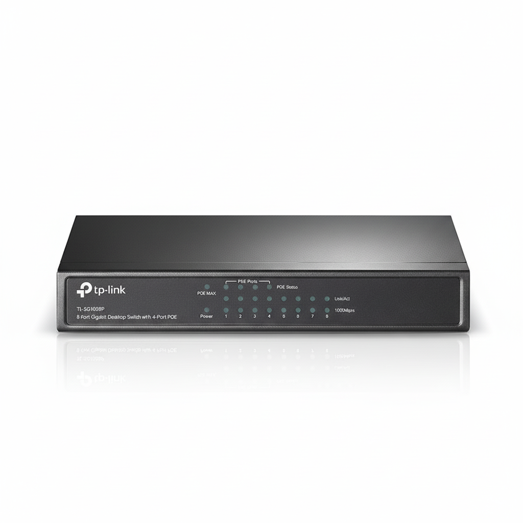 TP-Link TL-SG1008P 8-Port Gigabit Desktop Switch with 4-Port PoE UAE | Dubai Abu Dhabi Sharjah Ajman Umm Al Quwain Ras Al Khaimah Fujairah | UAE-Wide Delivery