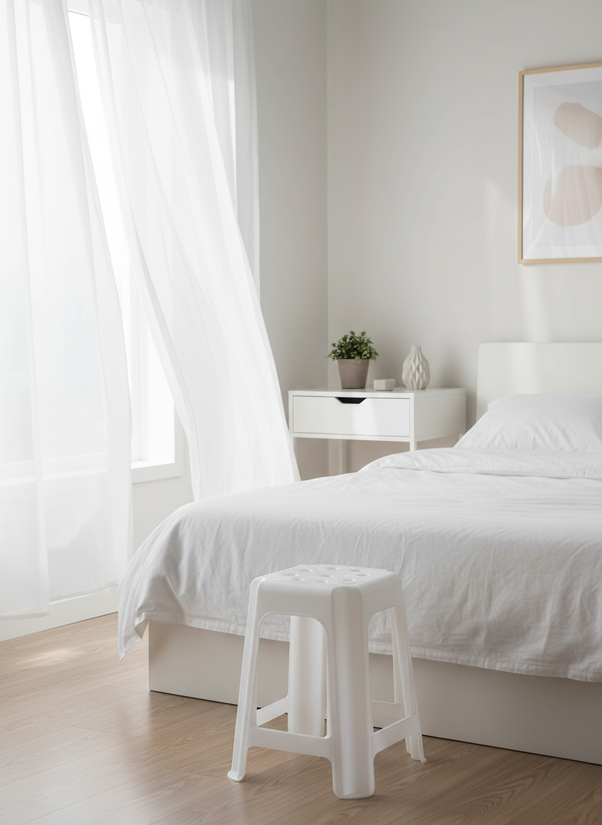 High Stool Square - Premium Plastic Step Stool UAE | Dubai Abu Dhabi Sharjah