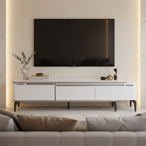 Ceramic Top High Gloss TV Stand | IH TV E07-13 | 280cm & 170cm
