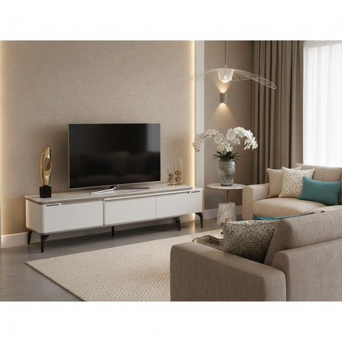 Ceramic Top High Gloss TV Stand | IH TV E07-13 | 280cm & 170cm