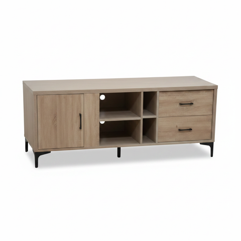 TV Stand 180cm | Light Oak & Kakie | IH TV166-1.8 – INFINI HOMES UAE