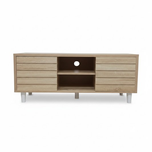 TV Stand 120×40×55 cm | Light Oak | IH TV299-1.2 | INFINI HOMES UAE