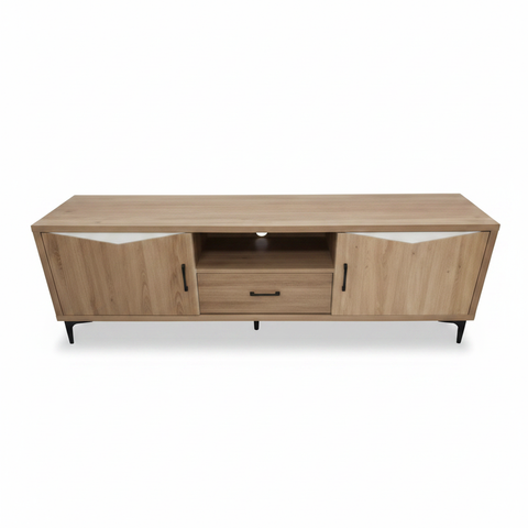 Beech White TV Stand 180cm | IH TV149-1.8 | UAE-Wide Delivery