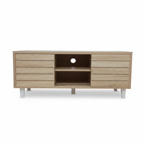 TV Stand 120×40×55 cm | Light Oak | IH TV299-1.2 | INFINI HOMES UAE