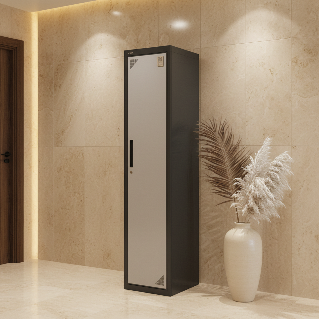 GO 1 Tier Steel Locker | Model GO-T1 (FYD-G001) | H185 × W38 × D45 cm
