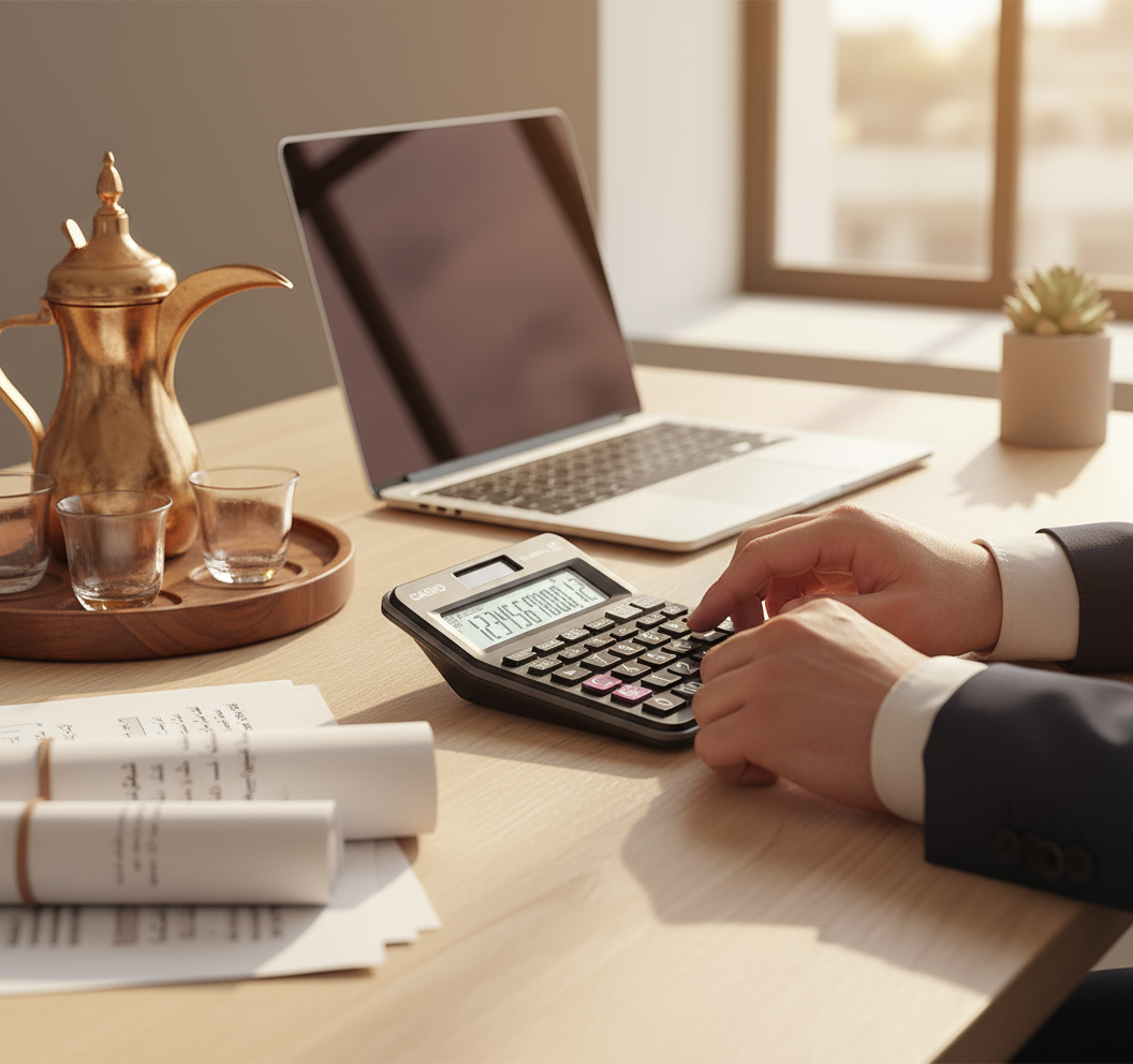 Casio MJ-120D Plus Desktop Calculator 12 Digit - UAE Office Calculator with Tax Function