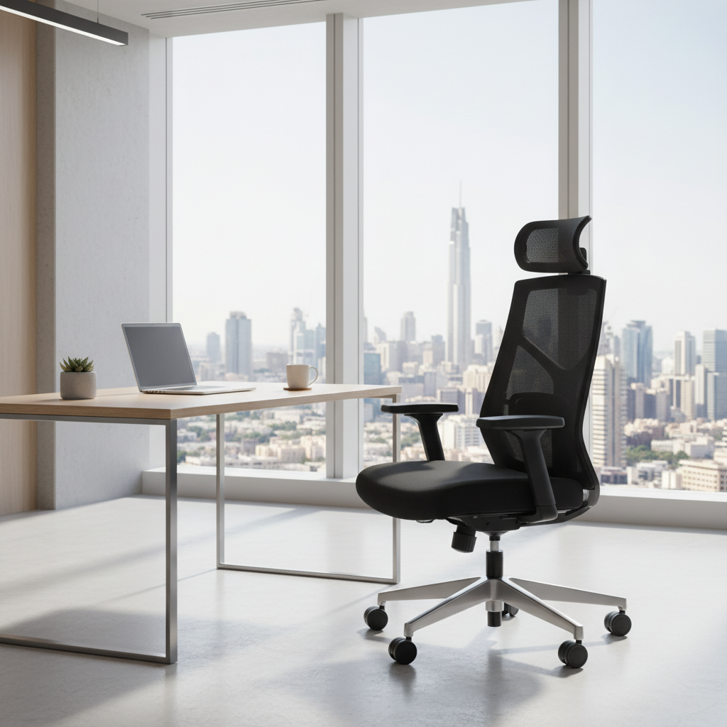 Office Chair Black IH 8803 BLK | Premium Ergonomic Seating Dubai UAE