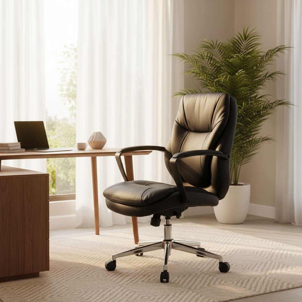 Heavy Duty Medium Back Executive Chair | SENOR MB | UAE