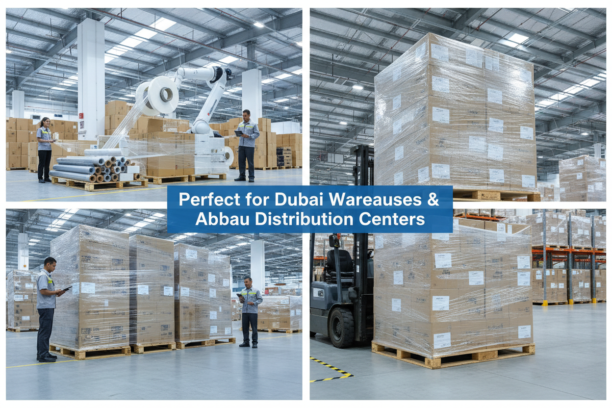 POF Heat Shrink Film Roll UAE | Transparent Packaging Film Dubai | Protective Sealing Film Abu Dhabi