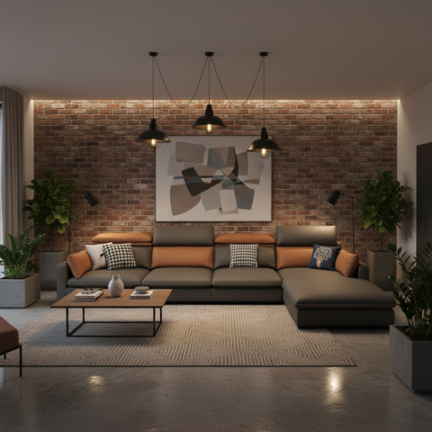 Corner Sofa IH CS-1147 | Premium L-Shape Sofa UAE