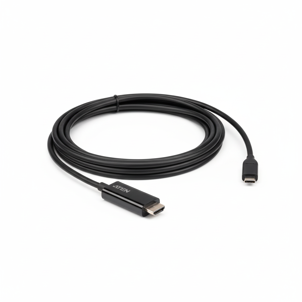 ATEN UC3238 2.7M USB-C to 4K HDMI Converter Cable UAE | Dubai Abu Dhabi Sharjah Ajman Umm Al Quwain Ras Al Khaimah Fujairah | UAE-Wide Delivery