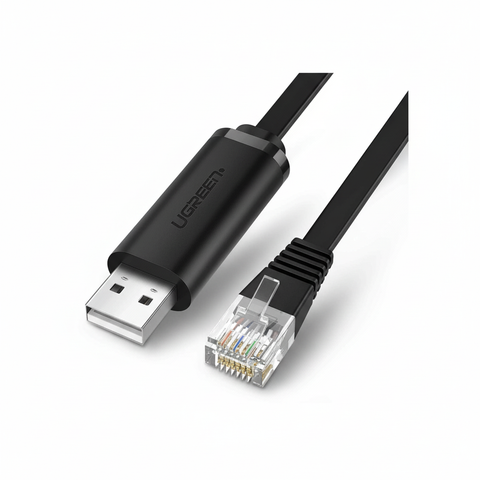 UGREEN CM204 USB to RJ45 Console Cable 1.5M - Dubai, Abu Dhabi, Sharjah, Ajman, UAQ, RAK, Fujairah | UAE Stock