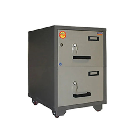Valberg FC 2K-KK Fire Resistant 2-Drawer Filing Cabinet | UAE
