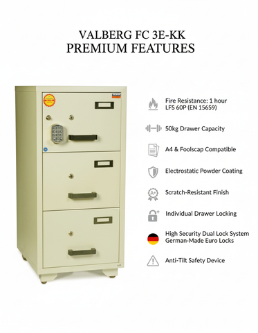 Valberg FC 3E-KK Fire Resistant Safe UAE - Premium Security Storage Dubai
