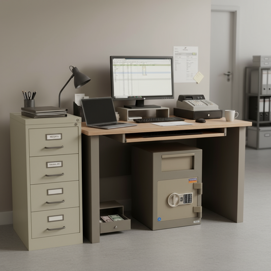 Valberg ASD-19 EL Deposit Safe – Green, Digital Lock System