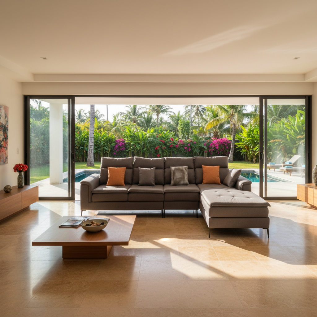 Corner Sofa IH CS-1150 | Grey L-Shape Sectional Sofa – INFINI HOMES UAE