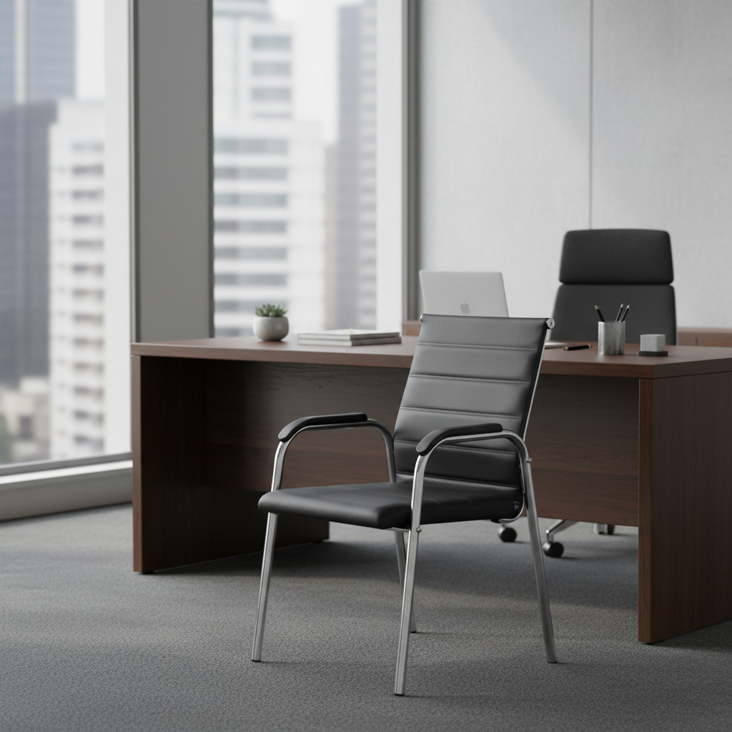 Visitor Chair Black IH 3030 V BLK | Premium Office Seating UAE