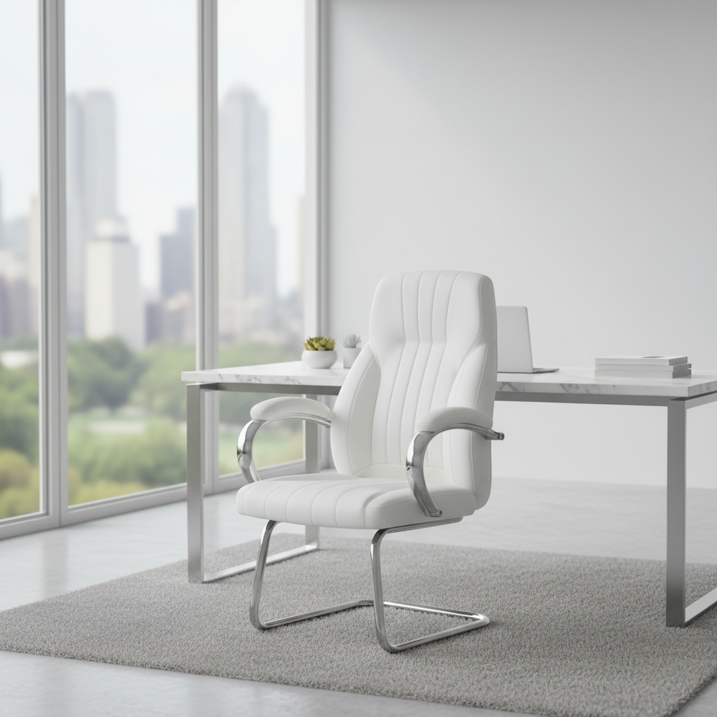 IH 923V PU Visitor Chair | Office Guest Seating UAE