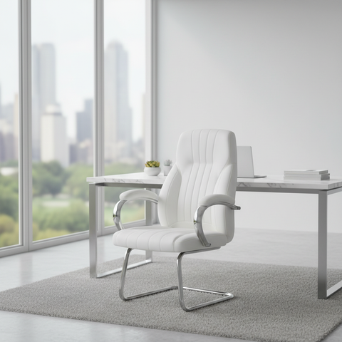 IH 923V PU Visitor Chair | Office Guest Seating UAE