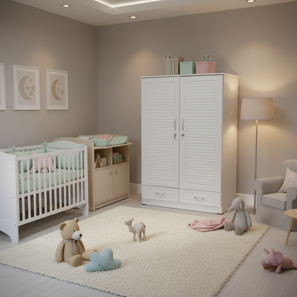 Baby Locker Wooden IH 9108 | Kids Storage Cabinet UAE