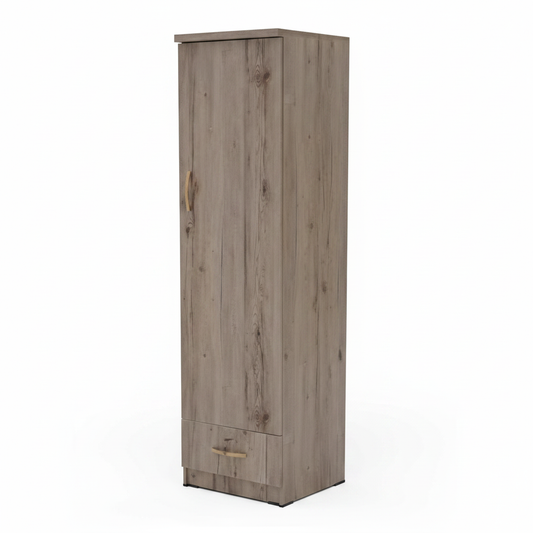 Wooden Wardrobe with Lockable Door & Drawer | IH 111 – INFINI HOMES UAE