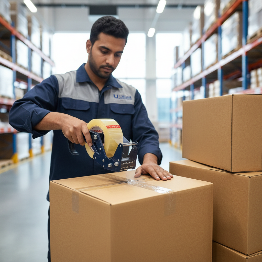 Clear Adhesive Tape 100 Yards - 10 Cartons Special Offer | INFINI HOMES UAE