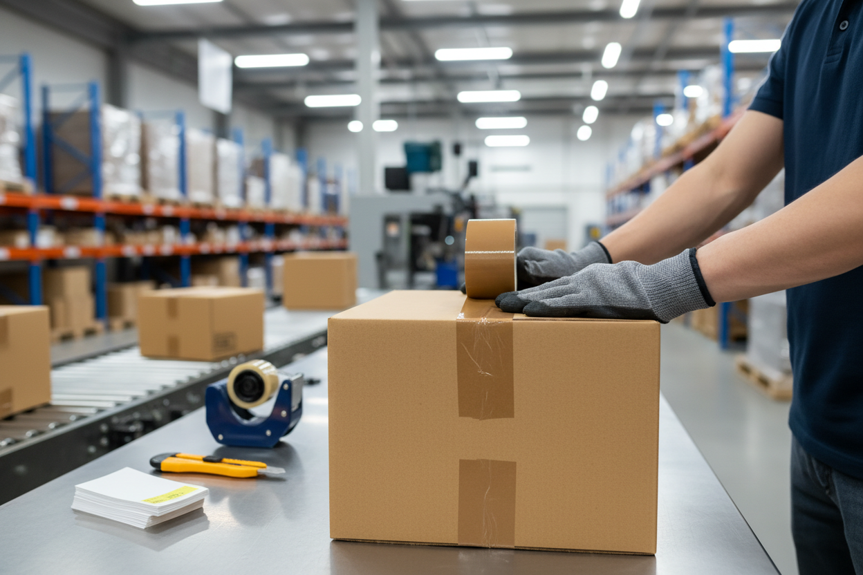 Brown Tape 50 Yards - INFINI HOMES Premium Packaging Tape