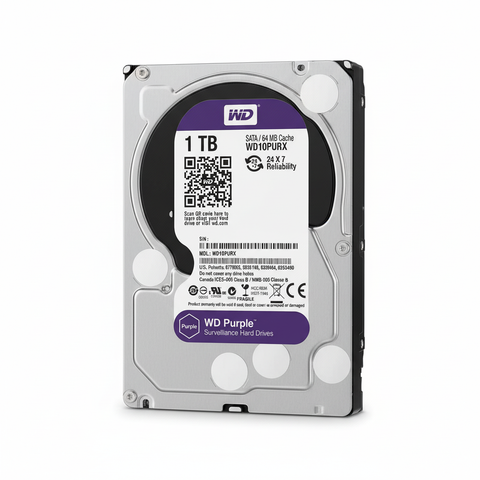 WD Purple 1TB Surveillance Hard Drive UAE | WD10PURX SATA 6Gb/s | Dubai Abu Dhabi Sharjah Ajman Ras Al Khaimah Fujairah Umm Al Quwain